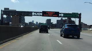 Williamsburg Bridge Outer RoadwayKosciuszko Bridge southwestbound [upl. by Eekram]