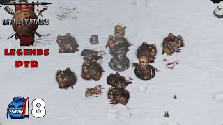 Battle Brothers Legends PTR Mod  Solo Lone Wolf  Ep 8 Blood in the Snow [upl. by Nnyllaf174]