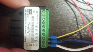 Analog light sensor KY018 wiring and tuneup with FIBARO RGBW Controller [upl. by Kendricks]