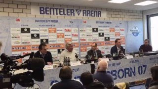 Pressekonferenz SC Paderborn entlässt Stefan Effenberg [upl. by Beckie]