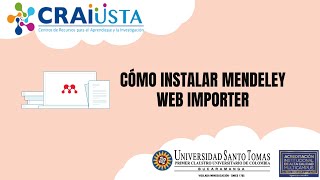 Cómo instalar Mendeley Web Importer [upl. by Adnamma]