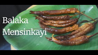 Stuffed Chilli  Balaka Mensinkayi  Dried Stuffed chilli  Sandige Mensinkayi [upl. by Geordie]