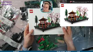 LEGO  Le Jardin Tranquille  Rediff Twitch 08062024 [upl. by Acisse]