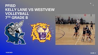 PFISD  KELLY LANE VS WESTVIEW 7B  9282023 [upl. by Epstein]