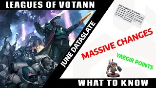 MASSIVE CHANGES Leagues of Votann June Dataslate [upl. by Sitnalta]