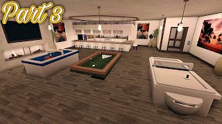 Bloxburg Autumnal Family Modern Mansion Speedbuild Part 35 [upl. by Annalla]