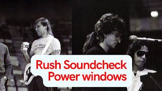 Rush RARE SOUNDCHECK Power Windows Tour May 24th 1986  Cal Expo Sacramento California [upl. by Bergess128]