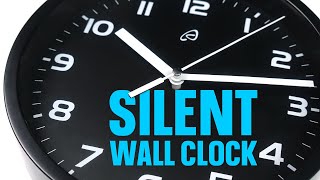 Auriol Wall Clock from LIDL  SILENT Quartz Wall Clock Review [upl. by Mil]