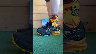 Asics TRABUCO MAX 2  absolute comfort and incredible cushioning shortvideo runningshoes running [upl. by Noremac]