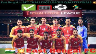 🔴🟡East Bengal FC in quarterfinals trending challengeLeague EBFCinAsia indianfootball AFC EBFC [upl. by Pelletier]