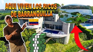 AQUI viven LOS MÁS RICOS de BARRANQUILLA 🤑ROYKING50💰 [upl. by Ahsuatal639]