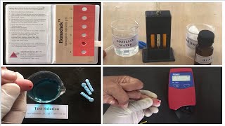 Different methods for Estimation of Haemoglobin  Sahlis  Colour Scale  Couper Sulphate Method [upl. by Carrel]