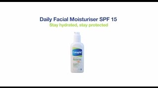 Cetaphil® Daily Facial Moisturizer SPF 15  Cetaphil Malaysia [upl. by Leunam]