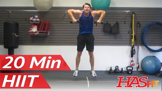 HASfit Warrior 20 Minute HIIT Workout Part 3 of 3  BEST Home Fitness Training Exercises [upl. by Adlay]