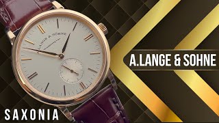 A Lange amp Sohne Saxonia Manual 219032 [upl. by Layol213]