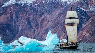 Greenland sailing to Scoresbysund fjord system [upl. by Atiras]