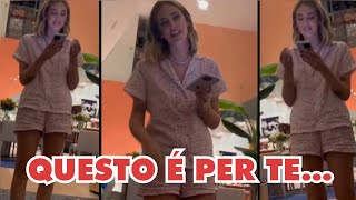 CHIARA FERRAGNI DEDICA UNA CANZONE A FEDEZ QUESTA É PER TE ❤️ [upl. by Aronel567]