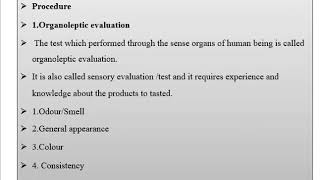 Organoleptic test of Milk [upl. by Lennod505]