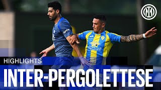 TAREMI ANCORA IN GOL  INTER 21 PERGOLETTESE  HIGHLIGHTS  AMICHEVOLE 202425 ⚽⚫🔵 [upl. by Eneryt239]