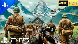 PS5 Operation Cobra Realistic Ultra Graphics Gameplay 4K 60FPS Call of Duty WWII PS5 GAMES [upl. by Hibben]