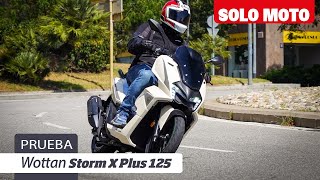 Wottan Storm X Plus 125  Prueba  Review en español [upl. by Aisorbma]