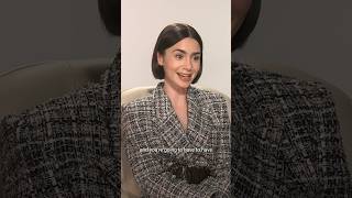 LilyCollins gives advice to her EmilyinParis season 1 self 🥹 Shorts [upl. by Brianne]