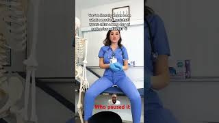 Pause nursing doctor scrub hospital funnyvideo funny yogasplit wwefunny relax failworld [upl. by Skipp]