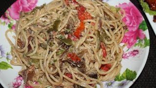 Pasta Peperonata Recipe  Spaghetti with Peppers amp Onions [upl. by Ottavia]