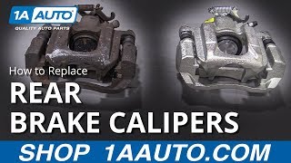 How to Replace Rear Brake Calipers On Any Car [upl. by Ahselaf]