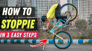 How To ROLLING STOPPIE  In 3 Easy Steps  Akash Prasad [upl. by Reffinnej74]