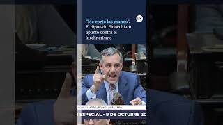 El diputado disparó contra el kirchnerismo quotMe corto las manos antes de votar con ellosquot [upl. by Eelnyl189]