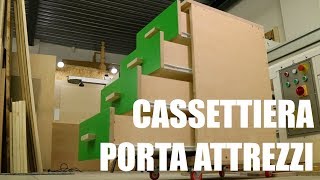 CASSETTIERA PORTA ATTREZZI  Progetto FAI DA TE  Festa del Bricolage [upl. by Nylireg]