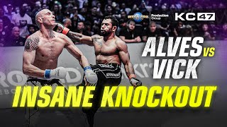 RAFAEL ALVES vs JAMES VICK full fight  GREATEST KO in KC history [upl. by Younglove]