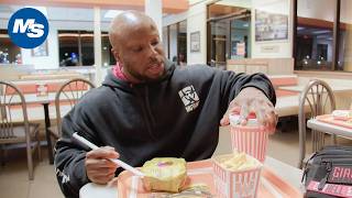 Cheat Meals With Pro Bodybuilders  Shaun Claridas Whataburger Feast [upl. by Ayardna466]