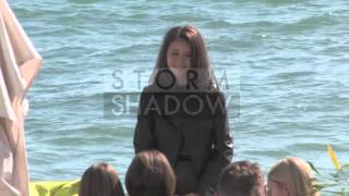 The Bling Ring film shooting on the beach in Cannes [upl. by Sirehc]