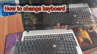 Laptop keyboard not working change keyboard Laptop [upl. by Hadley]