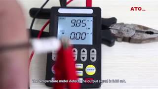 How to use Pt100 sensor with 420mA transmitter [upl. by Zarah]