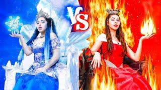 Chaud VS Froid  Princesse De Feu VS Princesse De Glace [upl. by Rubel]