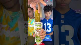 VIRAL WARHEADS SOUR PICKLE TACO MUST TRY 🤤🔥 [upl. by Therron]