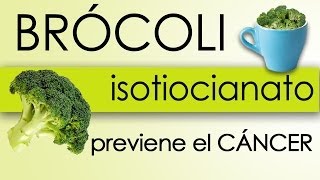 BRÓCOLI  ISOTIOCIANATO  UNA MANERA DE PREVENIR EL CANCER [upl. by Tjaden863]