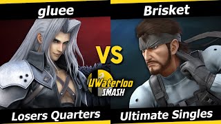 UWaterloo SSBU s23w5 Losers Quarters  gluee Sephiroth vs Brisket Snake [upl. by Immat]