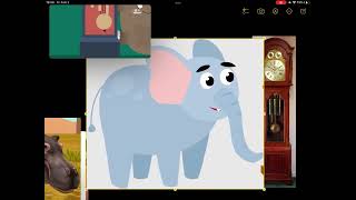 Hickory Dickory Dock Elephant in 33 seconds shorts [upl. by Areema203]