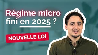 NOUVELLE LOI RÉGIME MICRO  Toujours intéressant en 2025 [upl. by Cowan991]