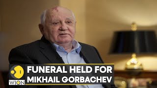 Funeral held for Mikhail Gorbachev Russian President Putin misses the ceremony  World News  WION [upl. by Mcnelly]