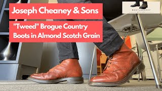 Review of the Joseph Cheaney quotTweedquot Brogue Country Boots [upl. by Aiouqes347]