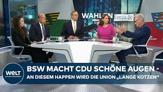 LANDTAGSWAHLEN IN SACHSEN UND THÜRINGEN Erste Einschätzungen zum Schicksalstag für Deutschland [upl. by Ailuy263]