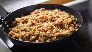 🔥ARROZ CHINO CASERO  la MEJOR receta 🥡 [upl. by Annovahs529]