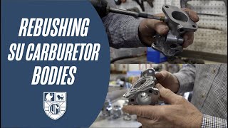 327 MG Tech  Rebushing SU Carburetor Bodies [upl. by Ecirtaed]