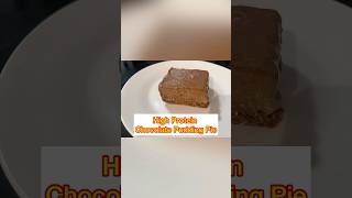 Chocolate Pudding Pie😋Vegan Glutenfreedairyfree high protein sweet tooth healthydietingrecipe [upl. by Asaph]