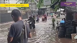 TANGGUL TANGERANG JEBOL BARU SAJA BANJIR DAHSYAT KOTA TANGSEL HARI INI 23112024BANJIR TANGSEL [upl. by Stagg]